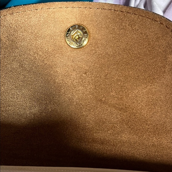 Longchamp Le Pliage Beige Tote with Brown Leather Trim - Picture 9 of 14